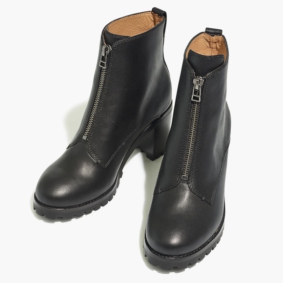 Madewell Shoes - EUC Madewell The Alyce Zip-Front Lugsole Boots